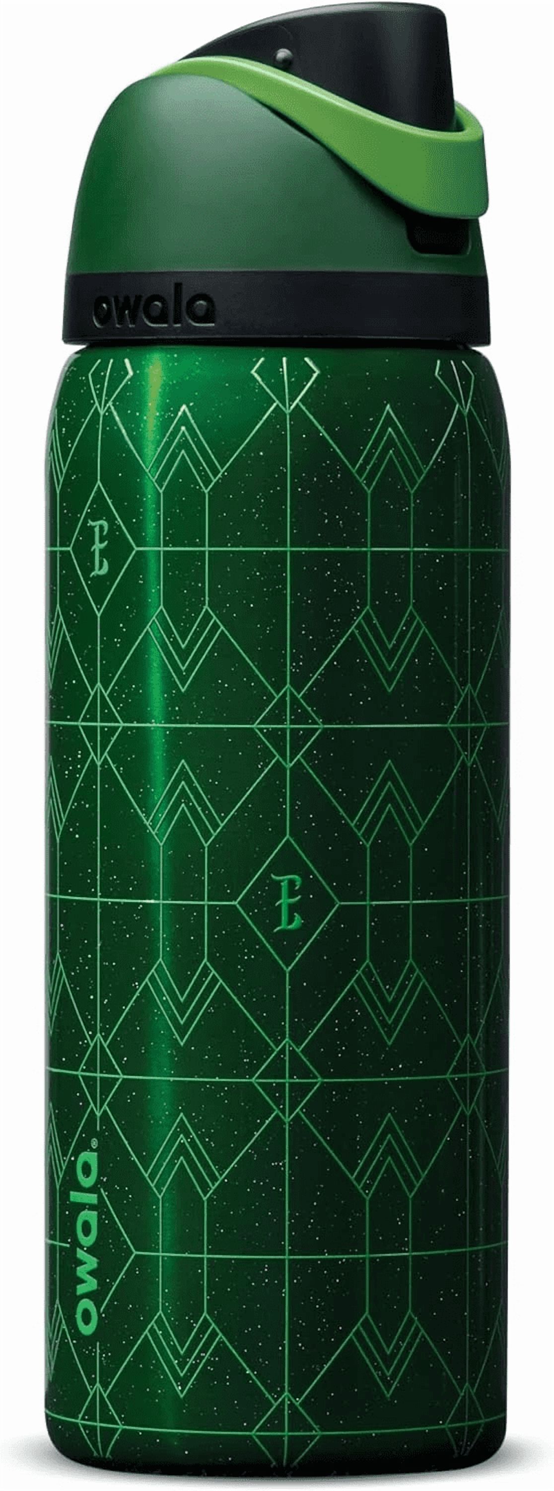 Owala FreeSip Insulated Stainless Steel Water Bottle Sports and Travel, Water Bottle, 32 oz, Elphaba (Green)