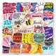 thumbnail image 1 of Pegatinas con cita motivacional, 50 unidades, coloridas e inspiradoras, 1 of 2