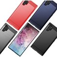 thumbnail image 3 of LBYZCASE Étui pour Galaxy Note 10+/Note 10 Plus/Note 10 Pro, Mince Fibre de Carbone Anti-Empreintes Digitales Résistant aux Chocs, 3 of 5