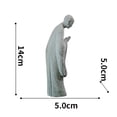 thumbnail image 3 of Escultura de Buda para acuario, decoración del hogar, duradera, apta para agua salada y dulce, ideal para yoga. De pie, 3 of 9