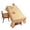 Yellow, variant on Yihuala Artistics Grids Print Table Cover Polyester Machine Washable Fit Various Table Size Decorative Dining Accessory