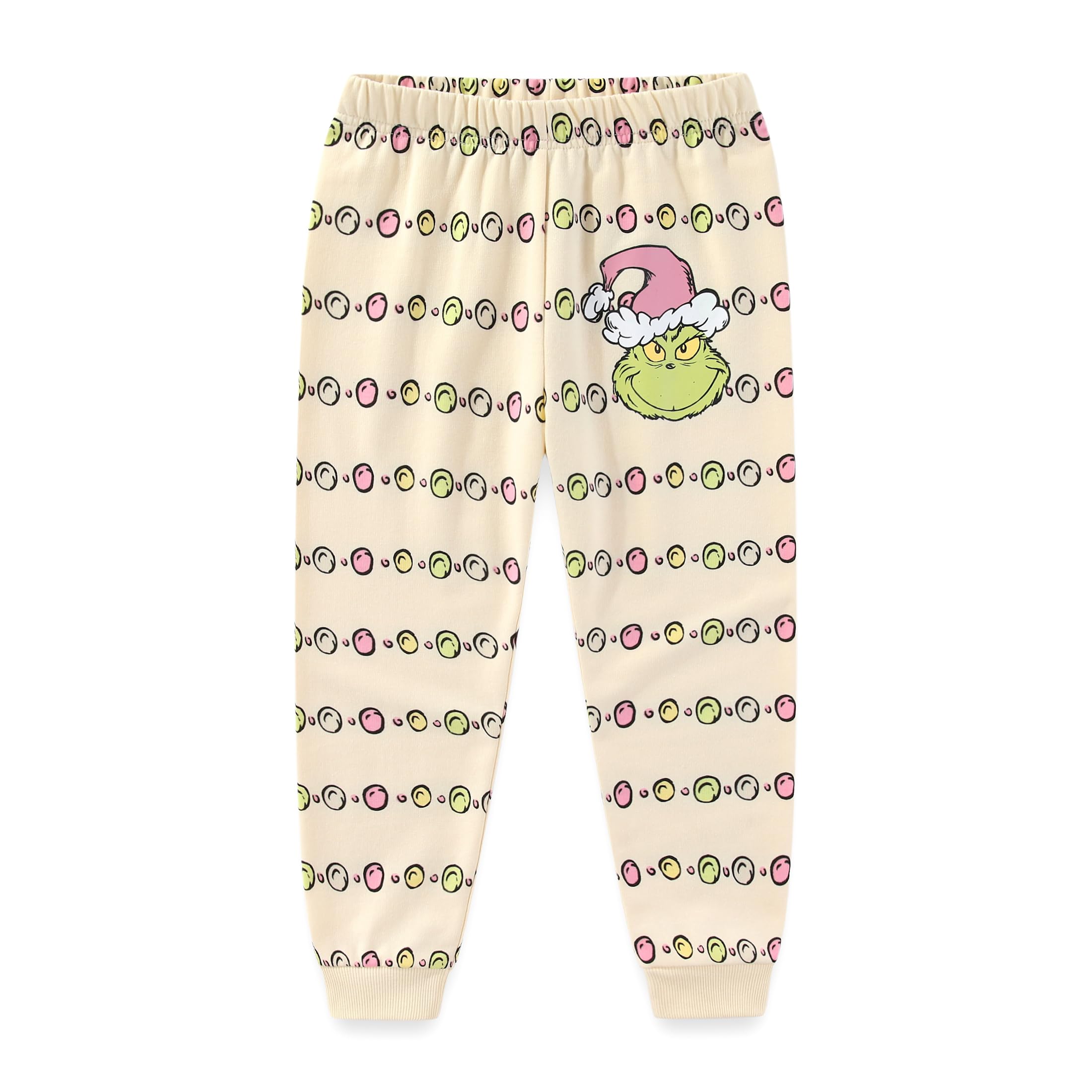 Dr. Seuss Grinch Santa Hat Sweatshirt and Pants Set (Girls), 3 Piece Set, Sizes 4-6X