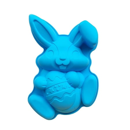 

Large Size 3D Easter Rabbit Silicone Cake Decorations French Dessert for Baking Tool