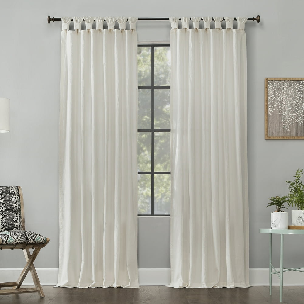 Archaeo Washed Cotton Twist Tab Curtain