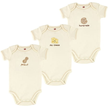 Touched by Nature Unisex Bodysuit, 3-Pack - Walmart.com