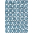 thumbnail image 2 of Rugs.com Lattice Trellis Collection Rug – 7' x 10' Blue Low-Pile Rug Perfect For Living Rooms, Large Dining Rooms, Open Floorplans, 2 of 9