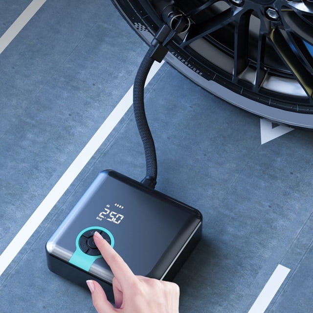 Danhjin Vehicle Pumps Wired Digital Display Models Car Inflatable Pump Mini Portable Treasure Car With Small Wireless Digital Display Tire Pump Small Box