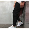 thumbnail image 3 of Aayomet Men Sweatpants Men's Sweatpants Casual Lounge Cotton Pajama Yoga Pants Open Bottom Straight Leg Male Sweat Pants with Pockets,Black M, 3 of 3