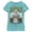 Tahiti Blue, variant on Girl's Winnie the Pooh Scene Panels Graphic Tee Light Pink Small