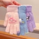 thumbnail image 4 of Guantes auténticos para niños cuhk Sanrio otoño e invierno 8-15 años conjunto de cinco dedos kulomi dedos gruesos y cálidos para mujeres, 4 of 5
