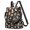 Corgi and Box Black Pattern, variant on Cavalier King Charles Spaniel and Dog Paw Fashion Backpack, Convertible Shoulder Bag with Side Bottle Pockets & Convertible Strap, Multi Pockets Gifts for Women Casual Use