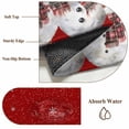 thumbnail image 6 of Round Rugs 3Ft, Red Snowman Christmas Round Area Rug Washable Indoor Throw Carpet, Birds Xmas Snowflake Small Non Slip Circle Rug for Bedroom Living Room Home Decor Aesthetic, 6 of 8