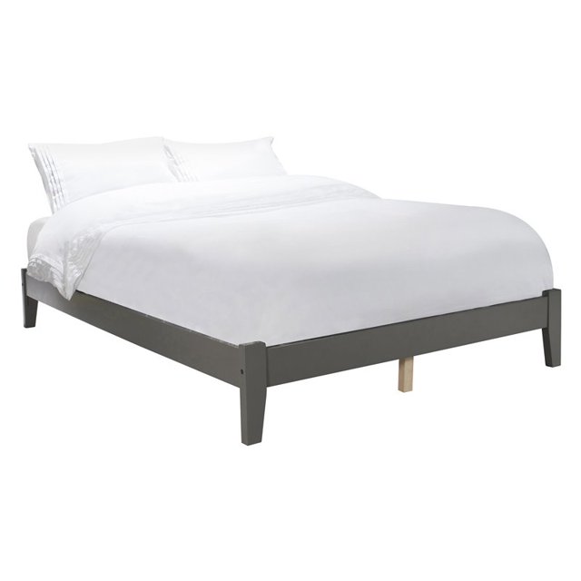 Atlantic Furniture Concord Full Traditional Bed in Gray