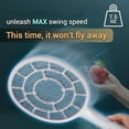 thumbnail image 4 of Electric Fly Swatter, Bug Zapper Companion, Mosquito Killer Racket | 3mm Mesh, AA Battery Operated (not incl) - For Indoor & Outdoor, 4 of 6