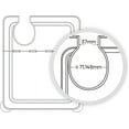 thumbnail image 2 of Everie Collapsible Hinged Plastic Lid for Universal Sous Vide Cookers, LPV-TY-PP, 2 of 2