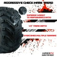 thumbnail image 5 of MASSFX 25x10-12 Rear Tire - Durable 6 Ply with 1/2" Direction Tread Design for ATV & UTV 25x10x12 (2 Pack), 5 of 9