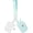 White&mint Green, variant on Mini Wristlet Wallets Dual Pouch,Around Wristlet Handbag Wallet for Women Zip Cards Holder,Wristlet Bracelet Purse