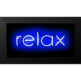 thumbnail image 2 of Carr, Hailey 24x14 Black Modern Framed Museum Art Print Titled - Neon Relax BB, 2 of 5