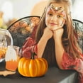 thumbnail image 2 of Fake Pumpkin Decorations - Realistic Resin Pumpkins for Indoor/Outdoor Halloween, Fall, Thanksgiving Decor - Durable Artificial Craft Pumpkins for Tabletop, Party, and Home Décor, 2 of 5