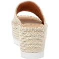thumbnail image 3 of Wild Pair Womens SHERMER Woven Slide Wedge Sandals, 3 of 4