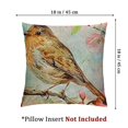 thumbnail image 4 of Watercolor Throw Pillow Cover Vintage Lovely Robin Sitting on Tree Branch Green Leaves Bird Spring Summer Nature Decor Pillow Case for Home Sofa Couch Cushion Cover  (LR-Robin), 4 of 7
