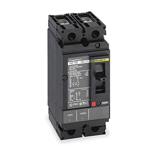 Square D - HDL26030 - Schneider Electric/Square D HDL26030 PowerPact Molded Case Circuit Breaker; 30 Amp, 600 Volt AC, 250 Volt DC, 2-Pole, Unit Mount