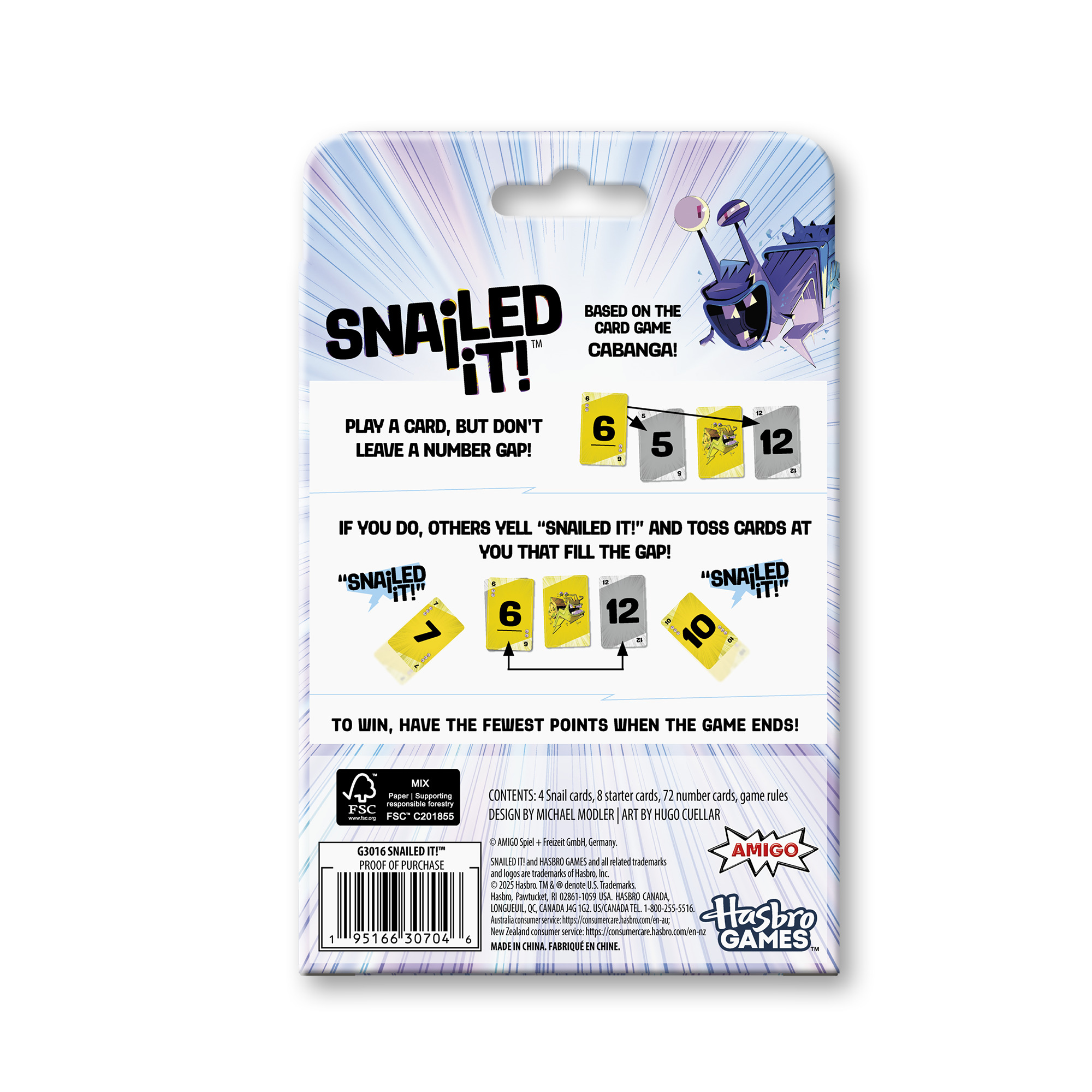 Hasbro Snailed It! Card Game photo 3