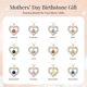 thumbnail image 2 of Piedra de Nacimiento de Abril, Collar de Oro Rosa de 18K, Regalo de Joyería de Cumpleaños para Mujer, Novia, Hija, Regalo de Cumpleaños para Esposa, Regalo Del Día de San Valentín, 2 of 5