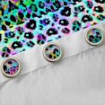 thumbnail image 4 of jejeloiu Colorful Leopard Pattern Black Out Curtains,Jungle Cheetah Animal Curtains Pack of 2 (42x63 Each),Gradient Multicolor Bedroom Curtains For Girl Kids,Luxury Bedroom Decor, 4 of 6