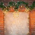 thumbnail image 5 of ufehgfjh Online Shopping Christmas LED Light Decoration with Suction Cup Hook Christmas Tree Snowflake Snowman Battery Powered Indoor Bedroom Window Display Holiday Lights Warm White, 5 of 5