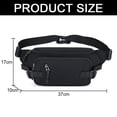thumbnail image 2 of Bolso de pecho Bolso de hombro para hombre Bolso bandolera Bolso casual de lona Mochila pequeña de pecho, 2 of 6