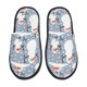 thumbnail image 1 of Fotbe Happy Snowmen Snowfall Pantuflas Peludas para Mujer con Estampado, Zapatillas de Peluche, Zapatos de Invierno para Casa, Uso Interior y Exterior-Large, 1 of 8