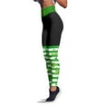 thumbnail image 4 of Tejiojio Fall Clearance Women High Waisted Leggings Women Tights St. Patrick's Day Print Tights Workout Yoga Pants, 4 of 9