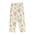thumbnail image 4 of Balery Floral print Women's Pajama Pants,Ultra Lightweight Pjs,Lounge Pant-Small, 4 of 9