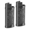 thumbnail image 1 of Caja de Encendedor Retro de 2 Piezas Regalos Coleccionables con Grabado Floral 3D de aleación de Zinc para Fumadores ANGGREK Otros, 1 of 8