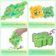 thumbnail image 4 of Juego de rompecabezas de suelo para niños YOOYID Puzzle Racer Car Track, 4 of 7