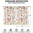 thumbnail image 2 of Floral Curtains for Bedroom 42x63 Inch 2 Panels Rod Pocket Blackout Drapes for Cozy and Stylish Rooms, 2 of 2