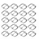 thumbnail image 5 of 20 unids hebillas de cinturón brillante color brillante superficie resistente durable fadeless amplia aplicación metal buckle4mm, 5 of 8