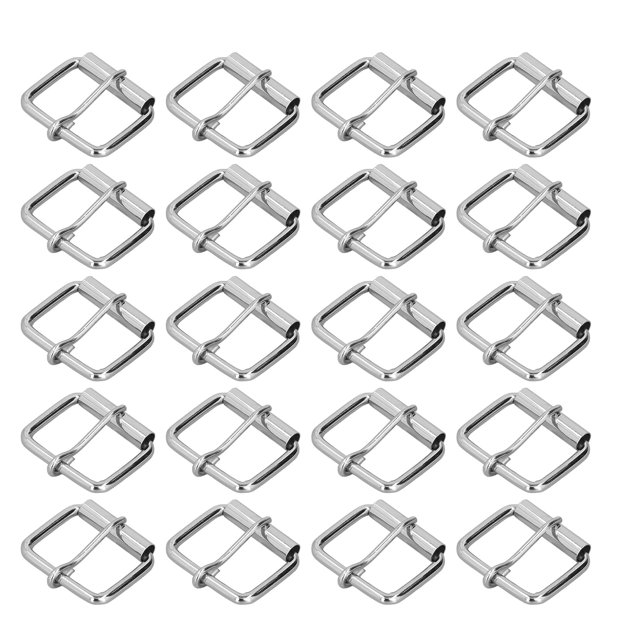 Hebillas de Cinturón Accesorios para Mochila Accesorios para Collar de Cuero Hebilla de Rodillo de Hierro Premium Ajuste de Equipaje Hebillas de 20 Piezas Anggrek Otros