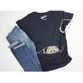 thumbnail image 4 of (l) - T-Shirt de Maternité pour Bébé Peeking Drôle de Grossesse pour Futures Mamans, 4 of 5