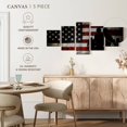 thumbnail image 5 of Elephant Stock Military Heroes Wall Art - Horizontal Multi Panel Canvas - Living Room Wall Decor - Military Multi Panel - Black And White Decor - 74" x 34", 5 of 8