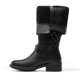 thumbnail image 5 of Bota DREAM PAIRS Negra de Tacón Grueso con Hebilla, Altura Rodilla, Talla 6, 5 of 8