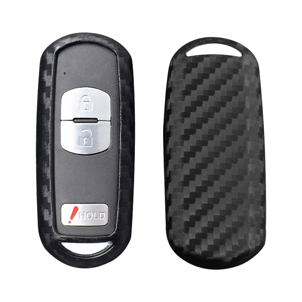 JuLam Auto Carbon Fiber Car Styling Smart 2 3 Key Fob Protection Covers ...