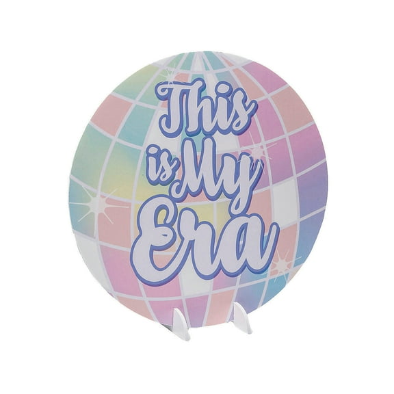 16" x 16" My Birthday Era Disco Ball Foam Tabletop Sign