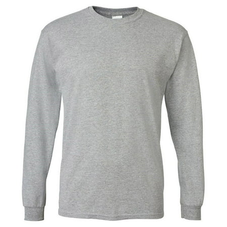 Gildan - Gildan G8400 Adult Long Sleeve Jersey T-Shirt -Ash-Small ...