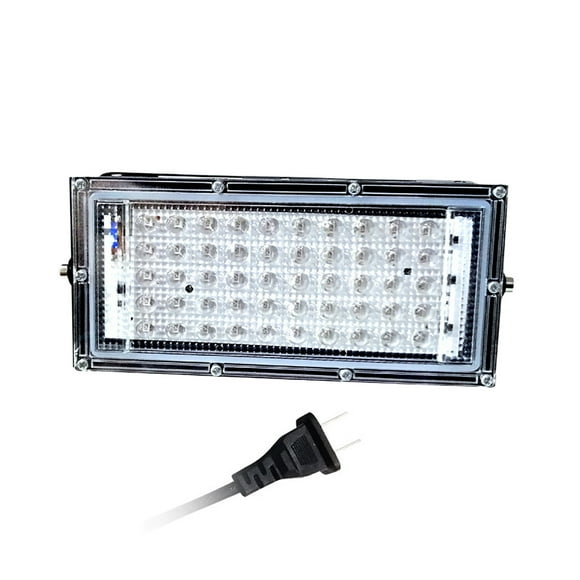 50W LED Floodlight Outdoor Black Light Lamp For Party Light to See Dog Glow in The Dark Sticks Movie Party Decorations in The Dark Trampoline Lights Picture Light Bulbs for Paintings 40