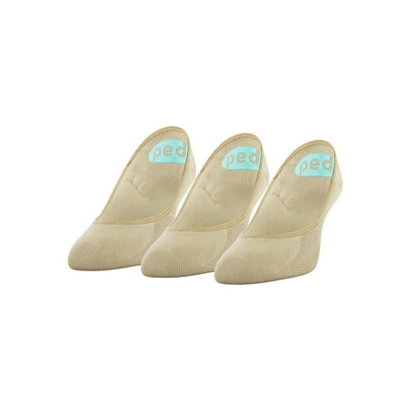 

Peds Women s Lightweight Super Low Cut No Show Liners 3 Pairs