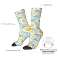 thumbnail image 4 of Fuzoiu Daisies Flowers Print Athletic Crew Socks for Men & Women,Casual Crew Socks,Above Ankle Crew Socks for Business, Casual, 4 of 6