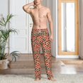 thumbnail image 2 of Gaeub Poker Chips Print Mens Pajama Pants,Lounge Pants With Pockets And Drawstring-Medium, 2 of 6