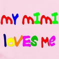thumbnail image 2 of CafePress - My Mimi Loves Me! (Croobie) Infant Bodysuit - Baby Light Bodysuit, Size Newborn - 24 Months, 2 of 4